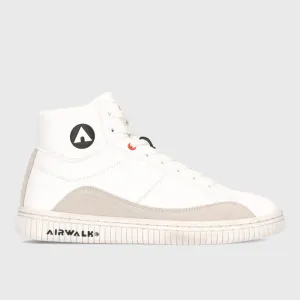 Airwalk Mens One High Sneaker White/black _ 182581 _ White