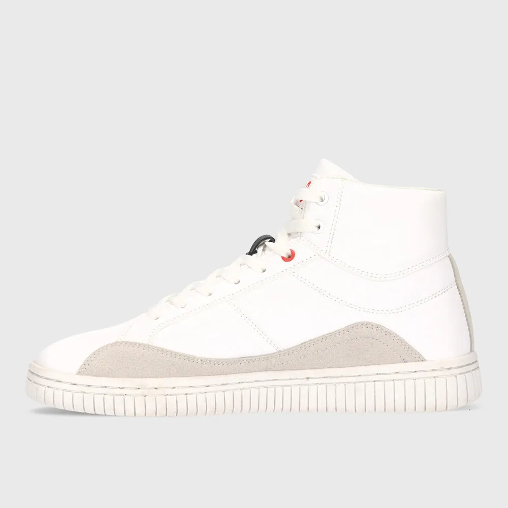 Airwalk Mens One High Sneaker White/black _ 182581 _ White