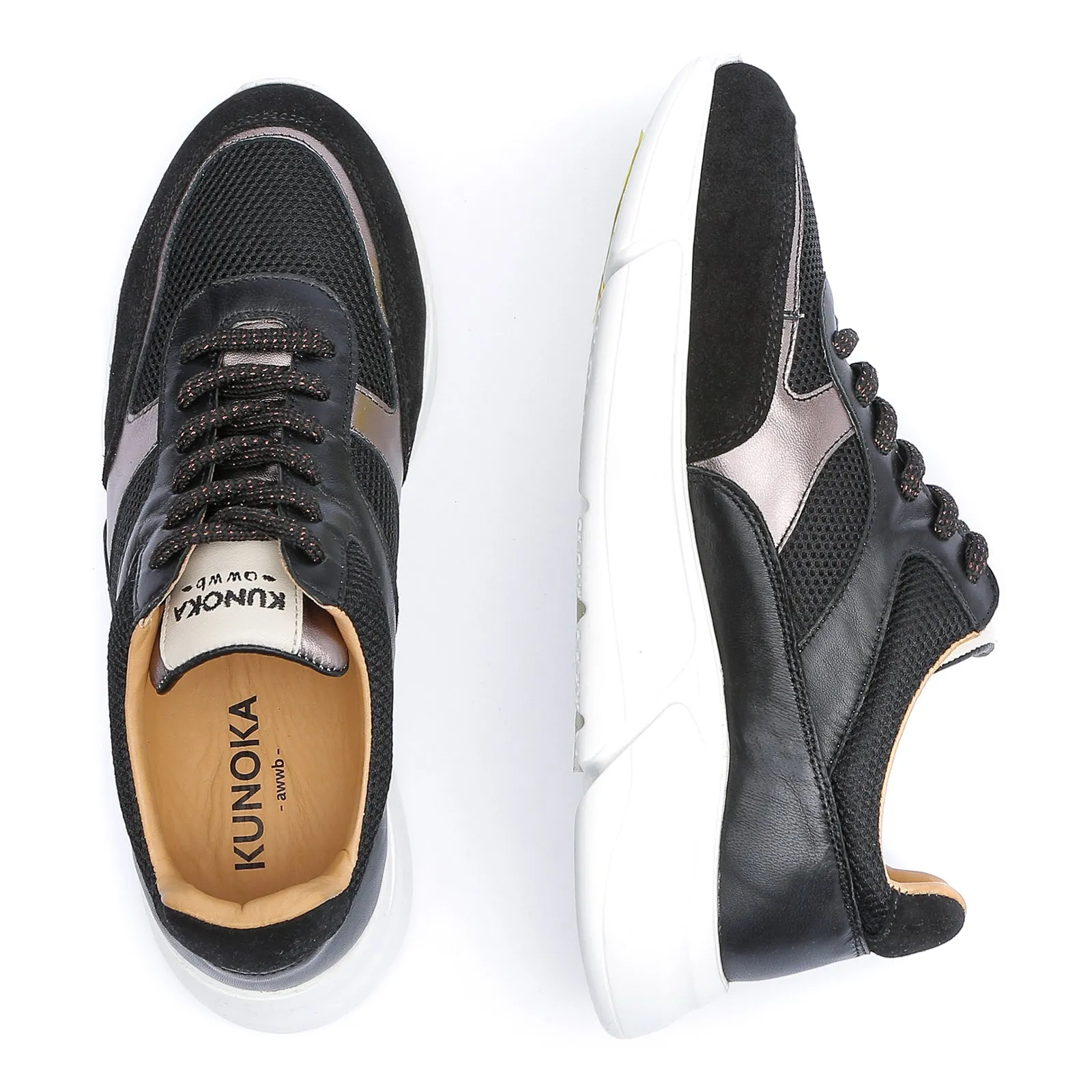 ARI platform sneaker - galaxy black