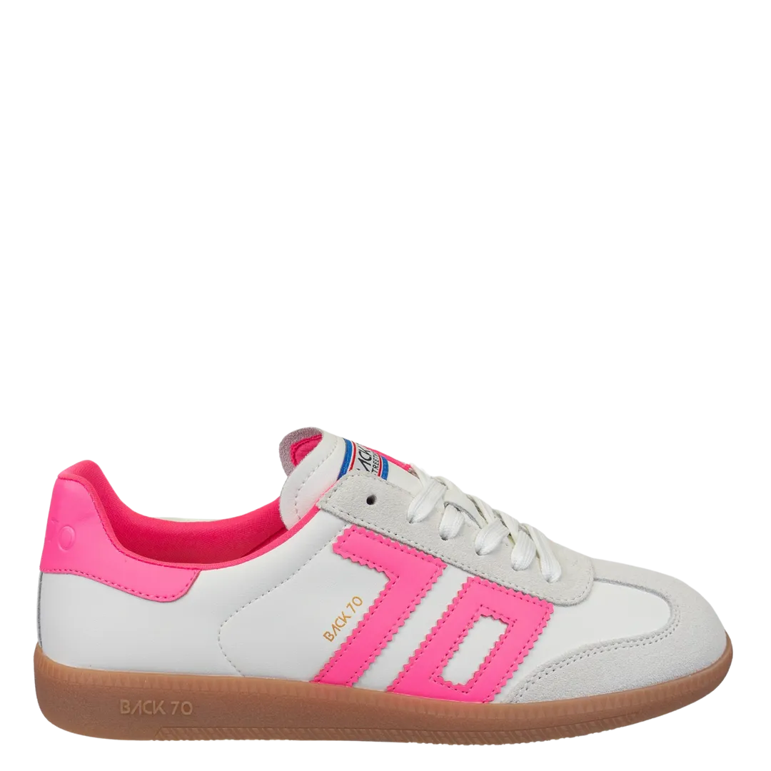 BACK70 Cloud Sneakers in Fluorescent Pink