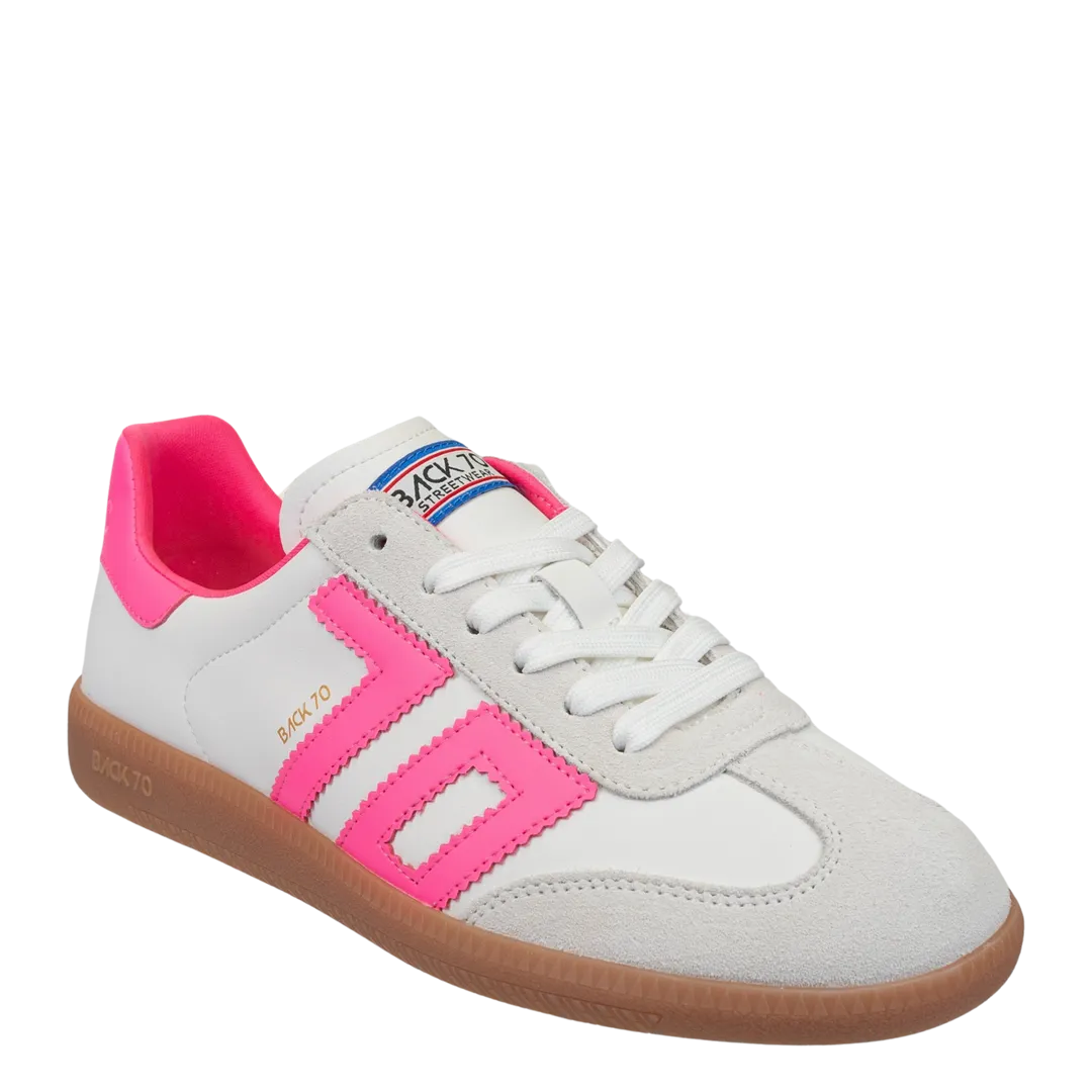 BACK70 Cloud Sneakers in Fluorescent Pink