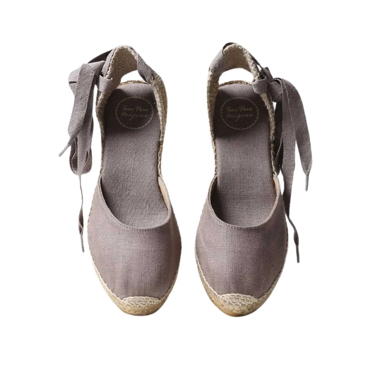Basic Linen Wedge Espadrille for Women - Calonge