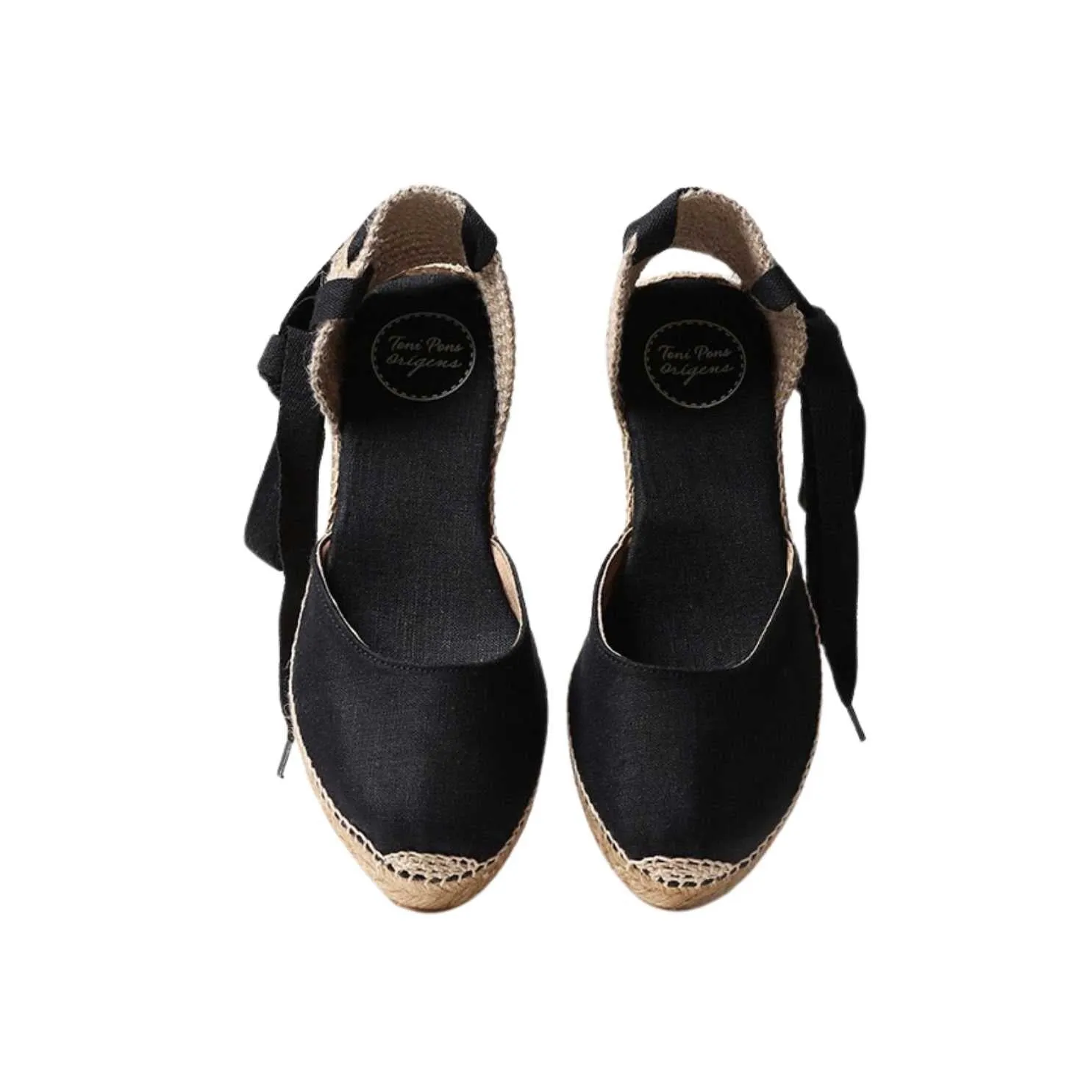 Basic Linen Wedge Espadrille for Women - Calonge