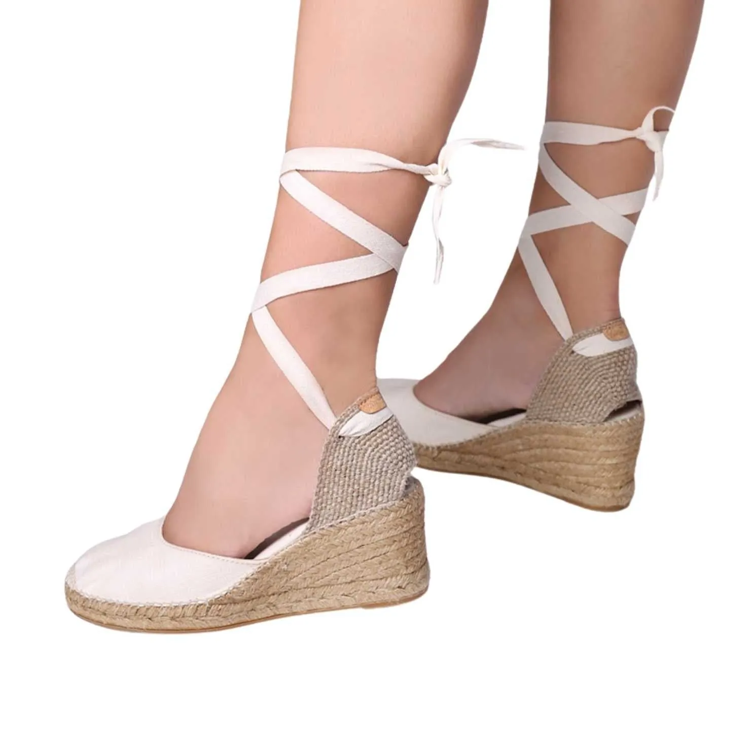 Basic Linen Wedge Espadrille for Women - Calonge