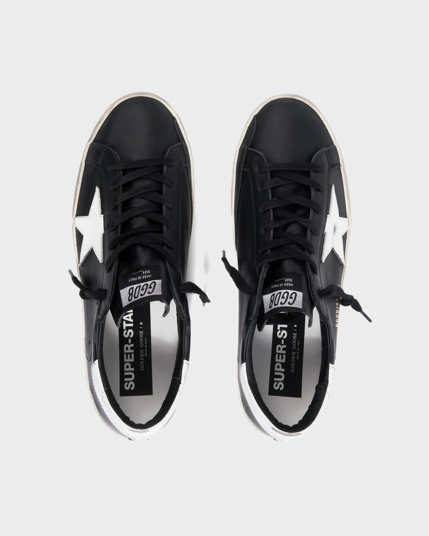 Black and White Superstar Classic Sneakers