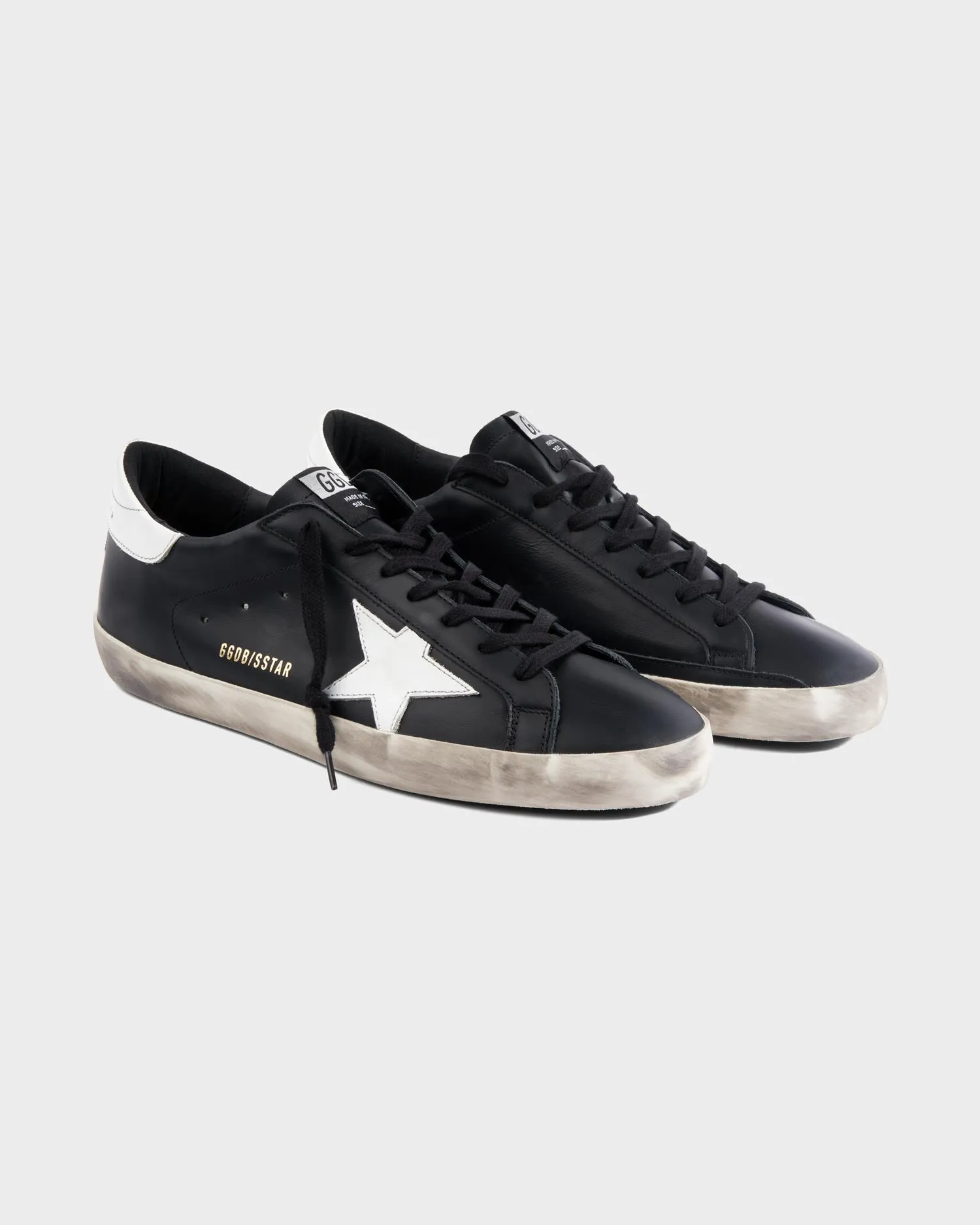 Black and White Superstar Classic Sneakers