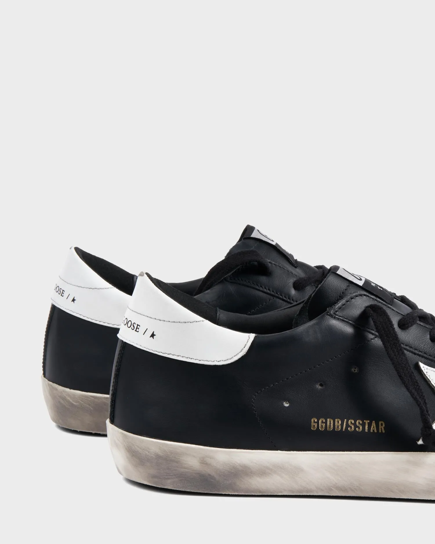 Black and White Superstar Classic Sneakers