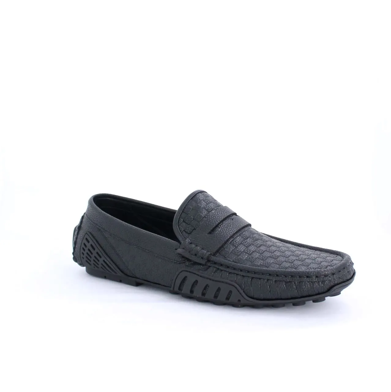 BRUCE MENS LOAFERS-BLACK