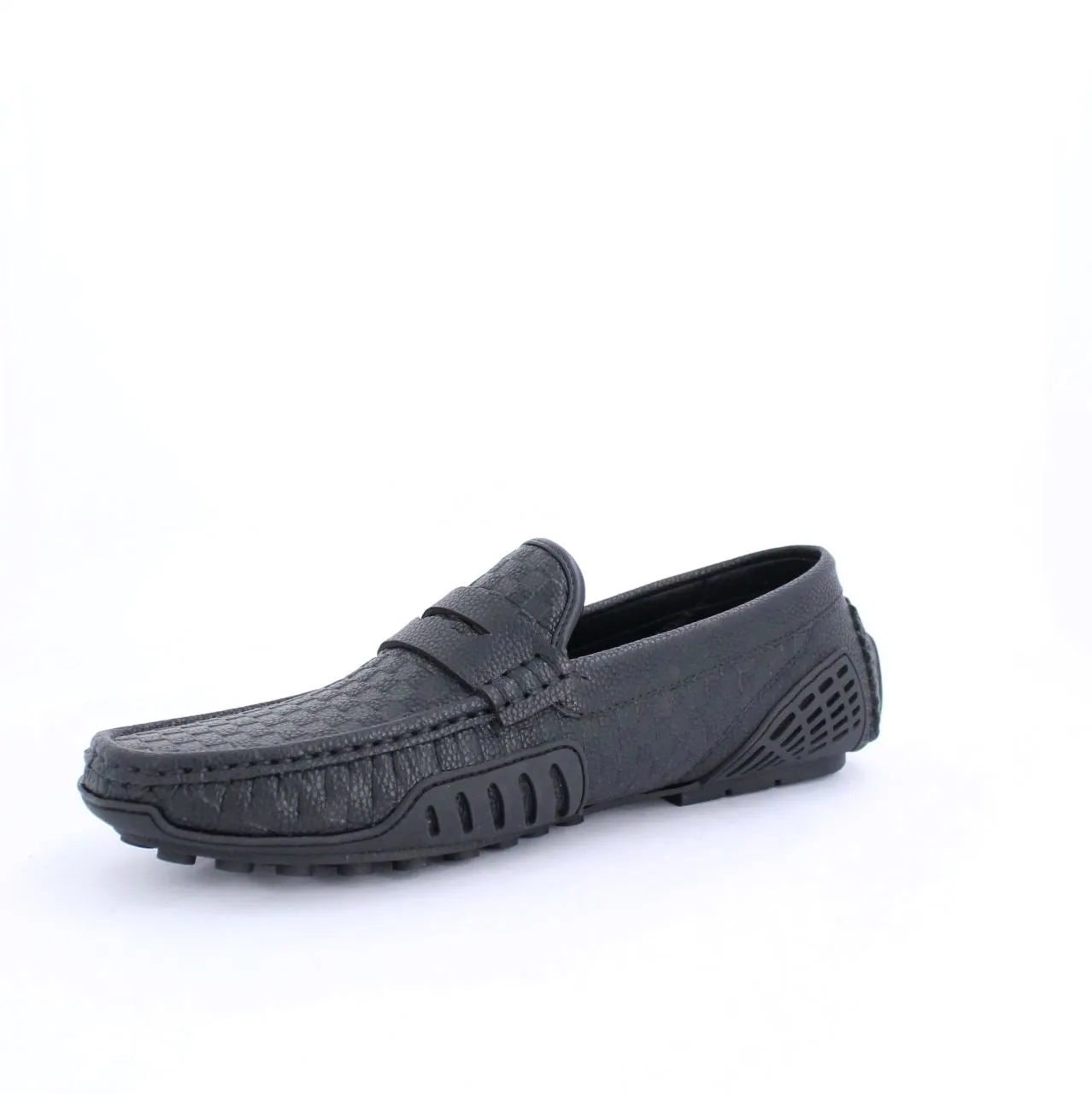 BRUCE MENS LOAFERS-BLACK
