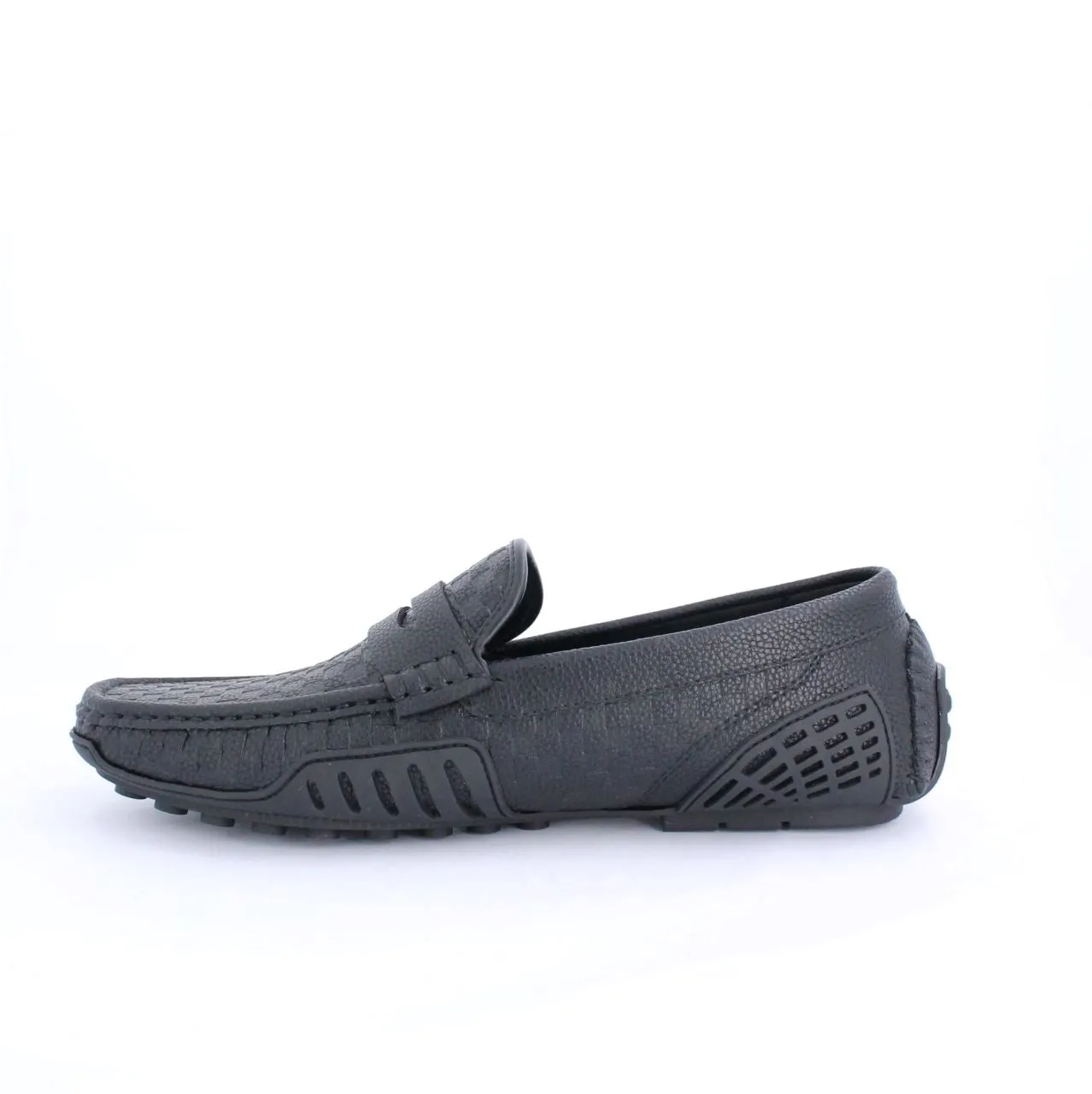 BRUCE MENS LOAFERS-BLACK