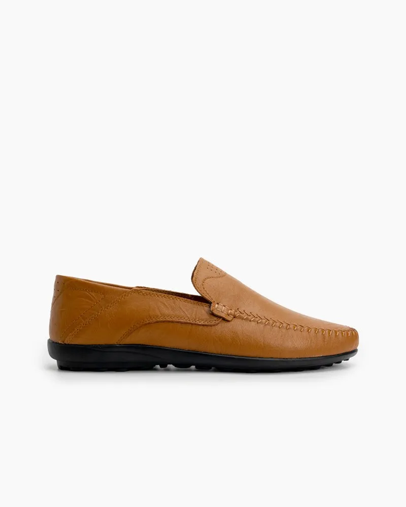 (Clean Up) Men's Premium Genuine Leather Slip On Driving Loafers