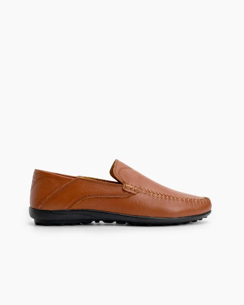 (Clean Up) Men's Premium Genuine Leather Slip On Driving Loafers