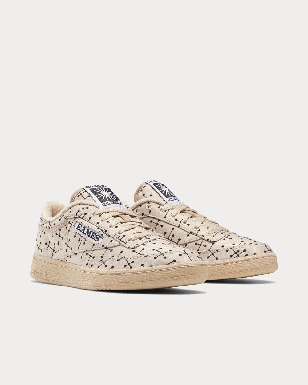 Club C 85 Modern Beige / Modern Beige / Core Black Low Top Sneakers
