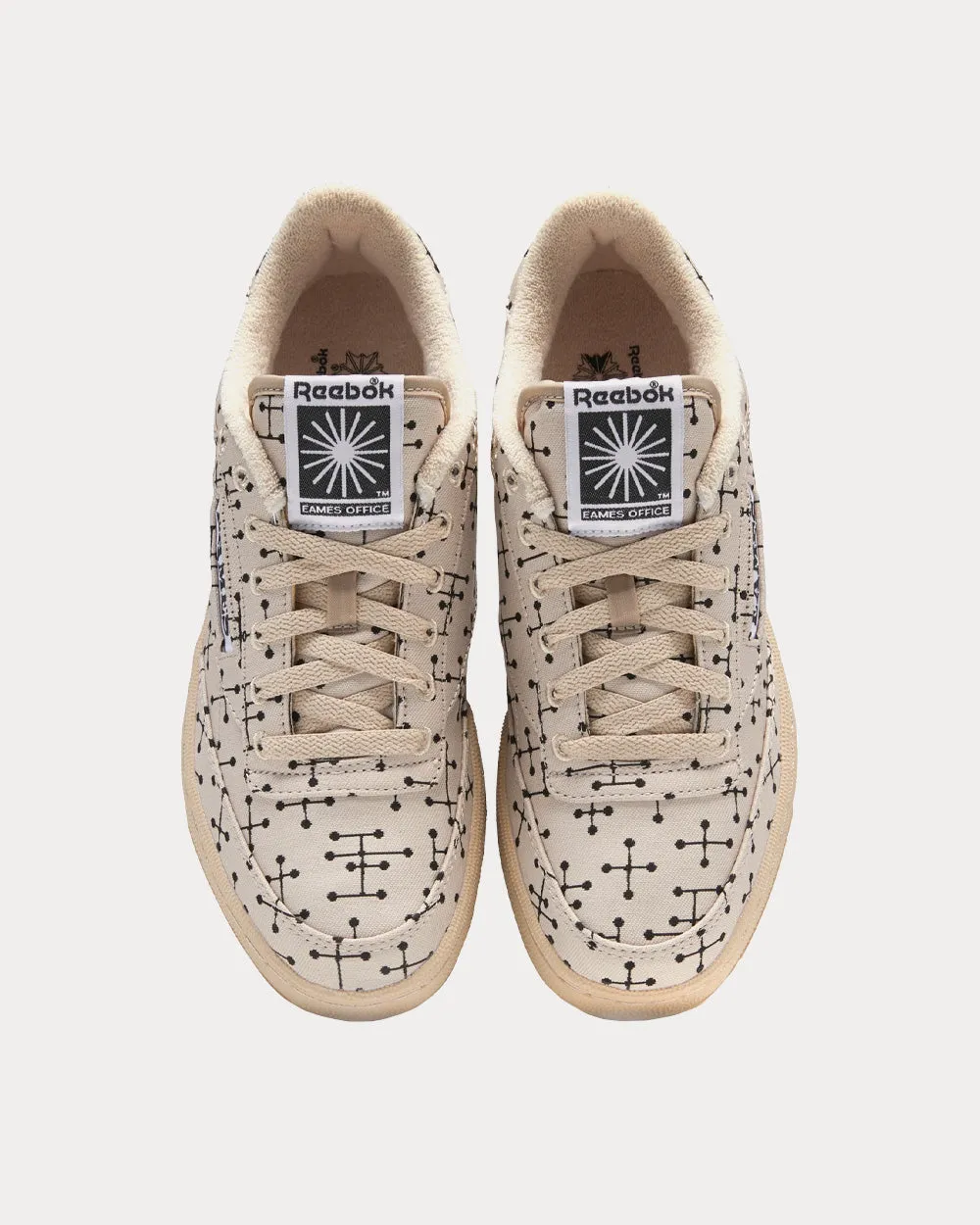 Club C 85 Modern Beige / Modern Beige / Core Black Low Top Sneakers