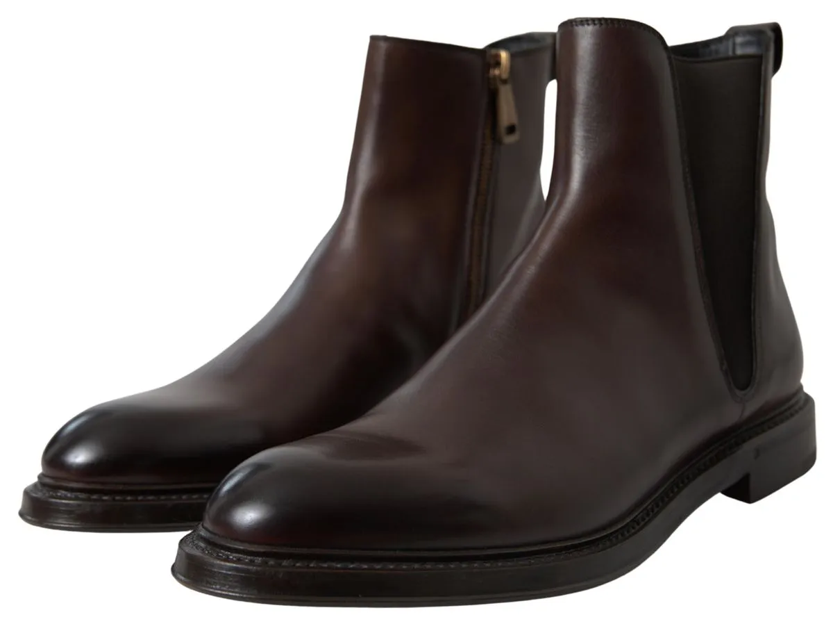 Elegant Leather Chelsea Boots
