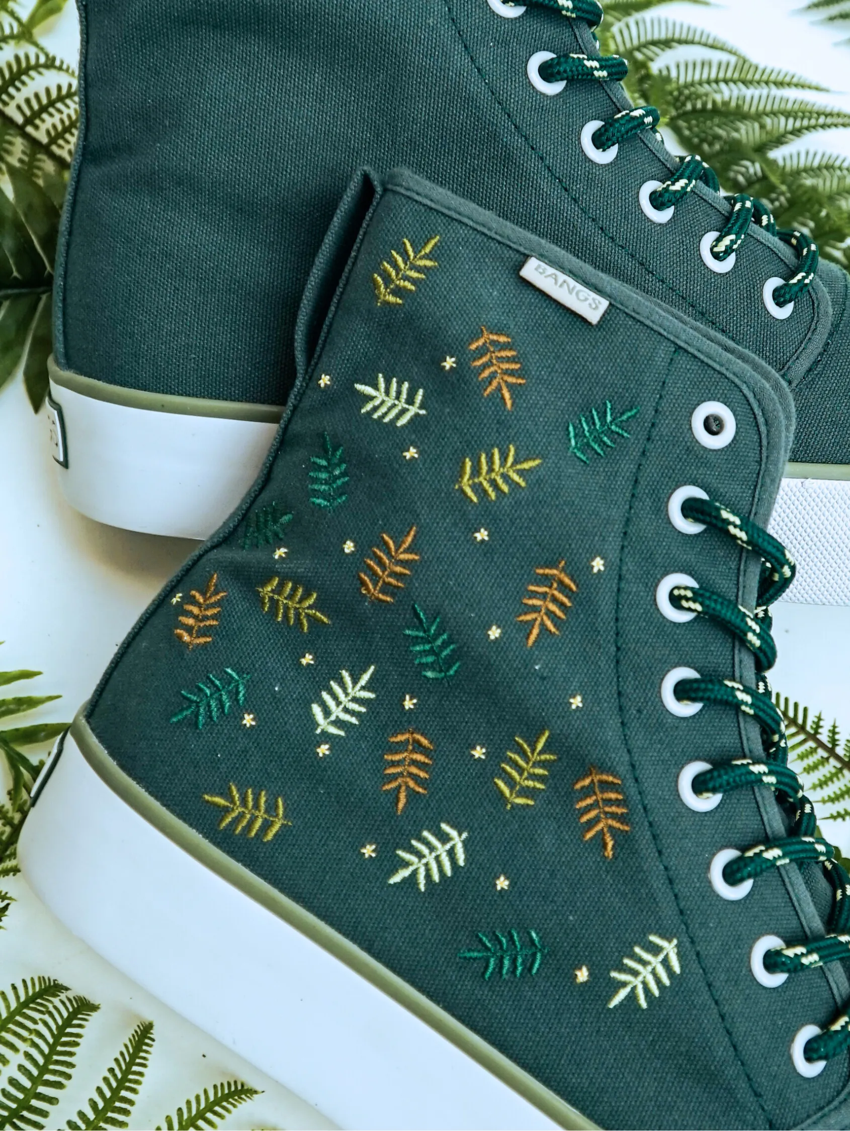Forest Fern Platform High Top