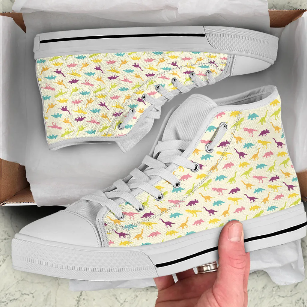 Fun Dinos - Women's Dinosaur High Tops