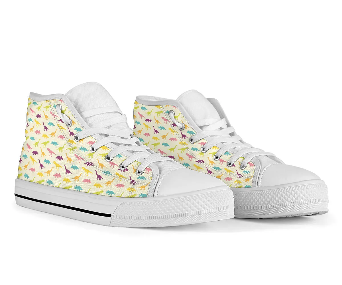Fun Dinos - Women's Dinosaur High Tops