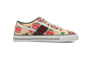 Gucci Tennis 1977 Apple Print Sneaker