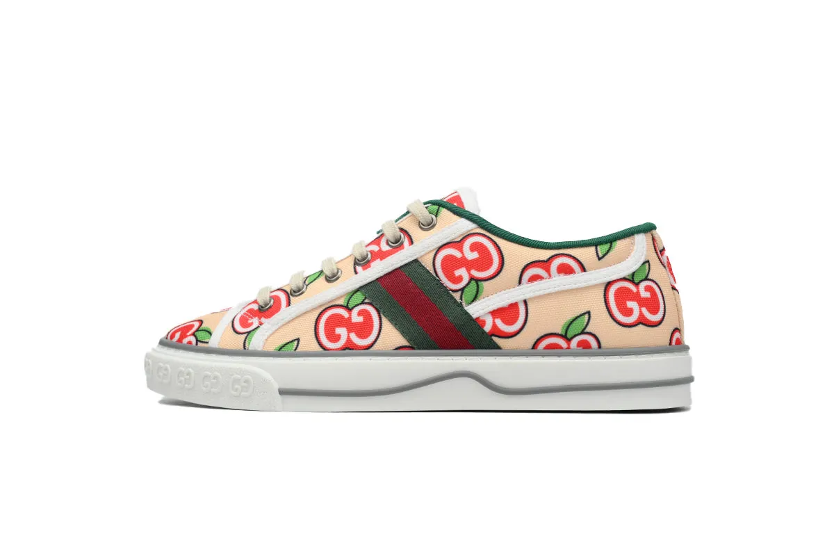Gucci Tennis 1977 Apple Print Sneaker
