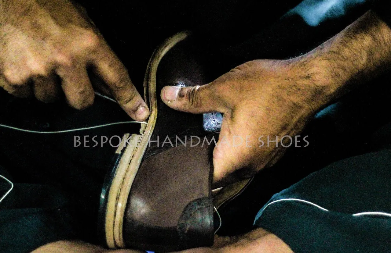 Handmade Two shoes with matching belt