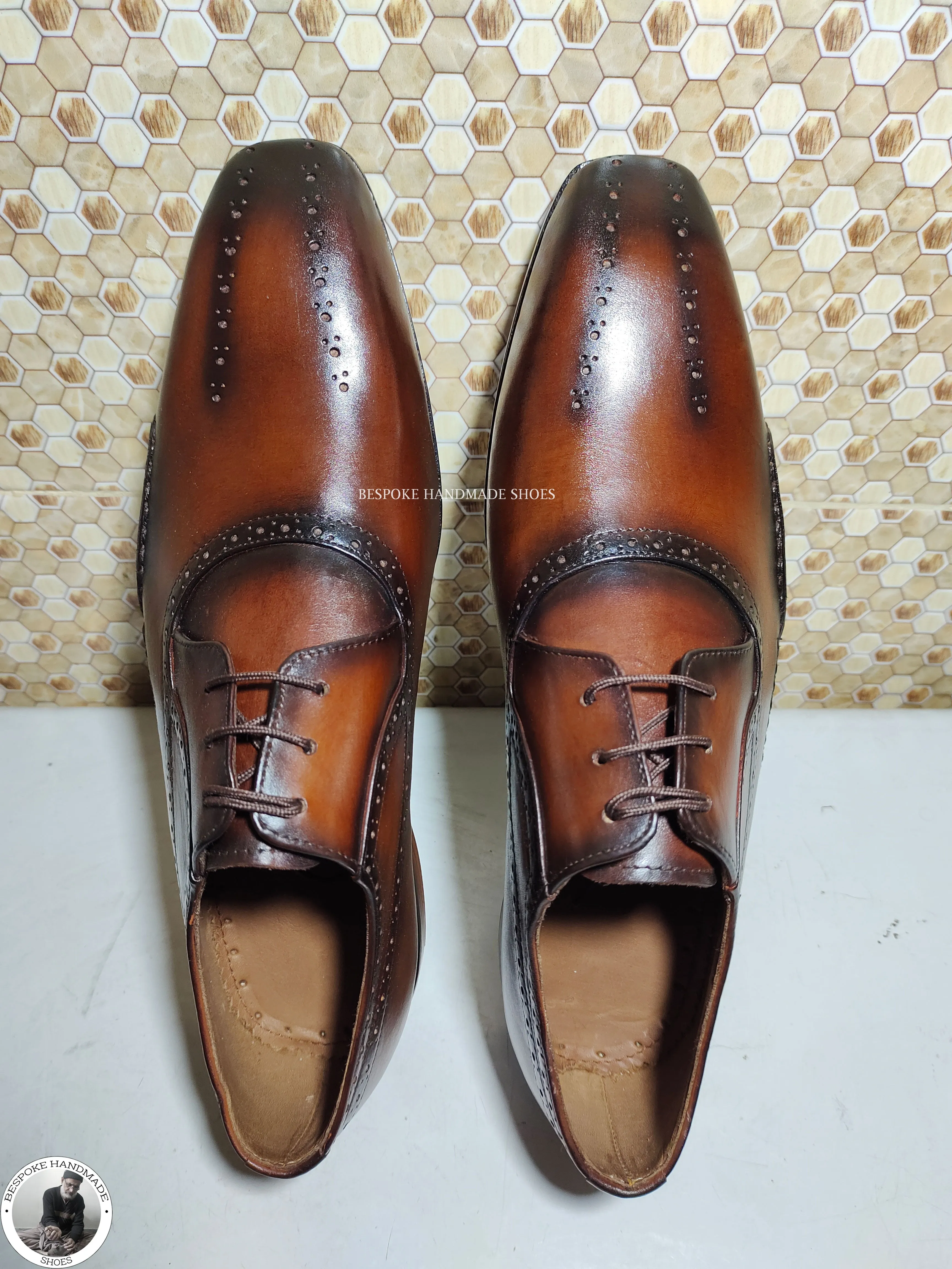 Handmade Two shoes with matching belt