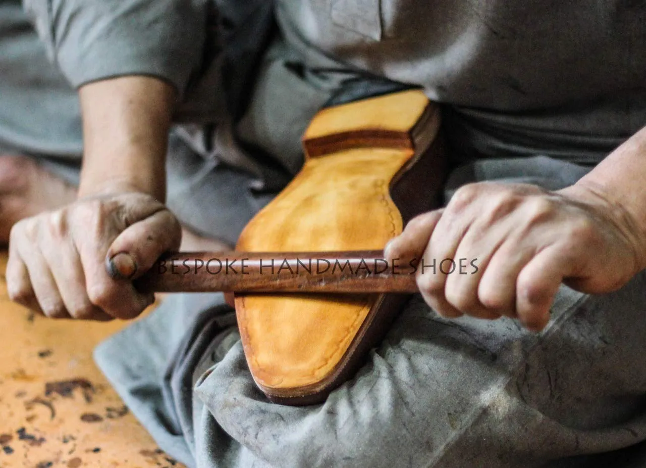 Handmade Two shoes with matching belt