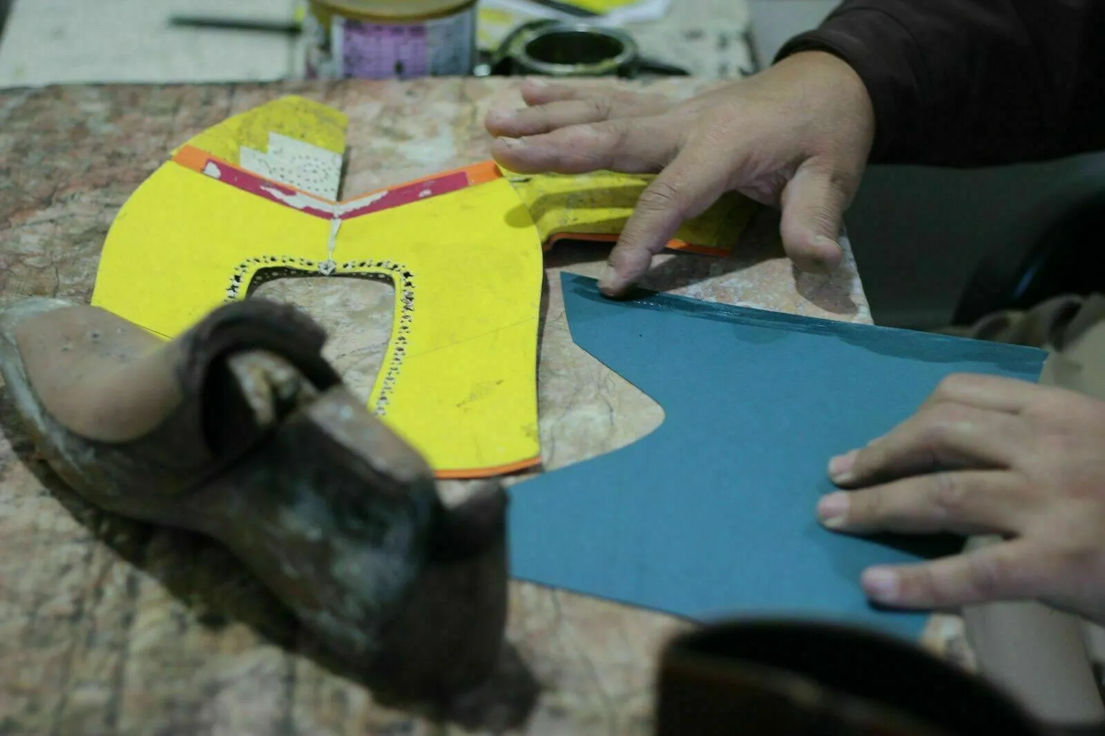 Handmade Two shoes with matching belt
