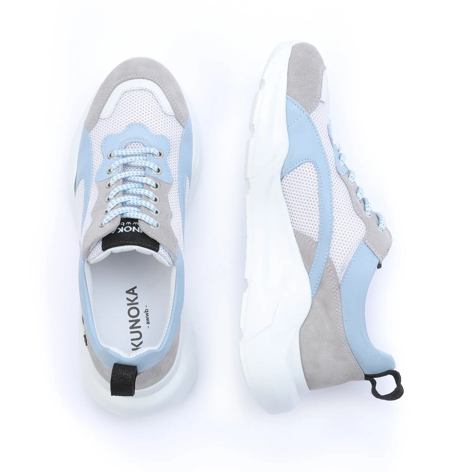 IZZI platform sneaker - baby blue
