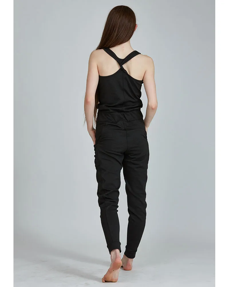 Jo Jax Laid Back Romper - Womens - Black