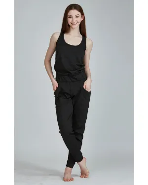 Jo Jax Laid Back Romper - Womens - Black