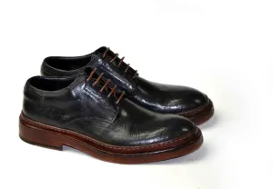 LAST PAIR 47- SAM BLACK DERBY SHOES