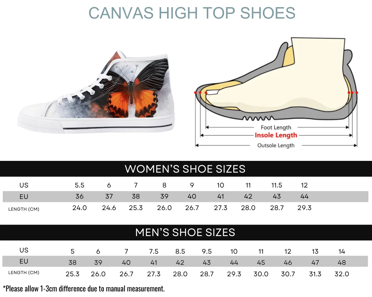 Monarch Butterfly High Tops