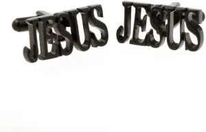 MRCUFF Jesus Christian Religious Pair Cufflinks in a Presentation Gift Box & Polishing Cloth