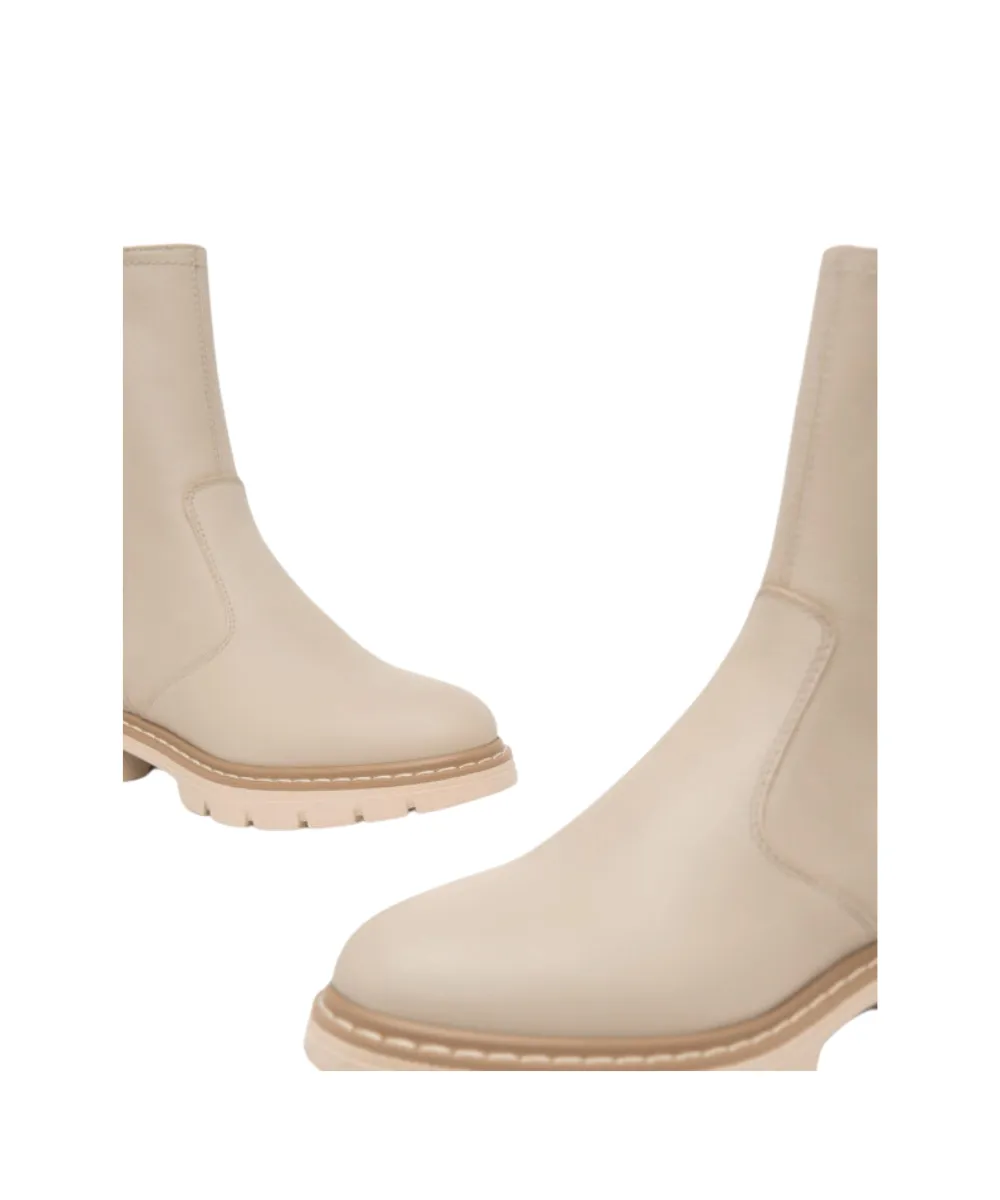 NERO GIARDINI ANKLE BOOTS IN NUDE