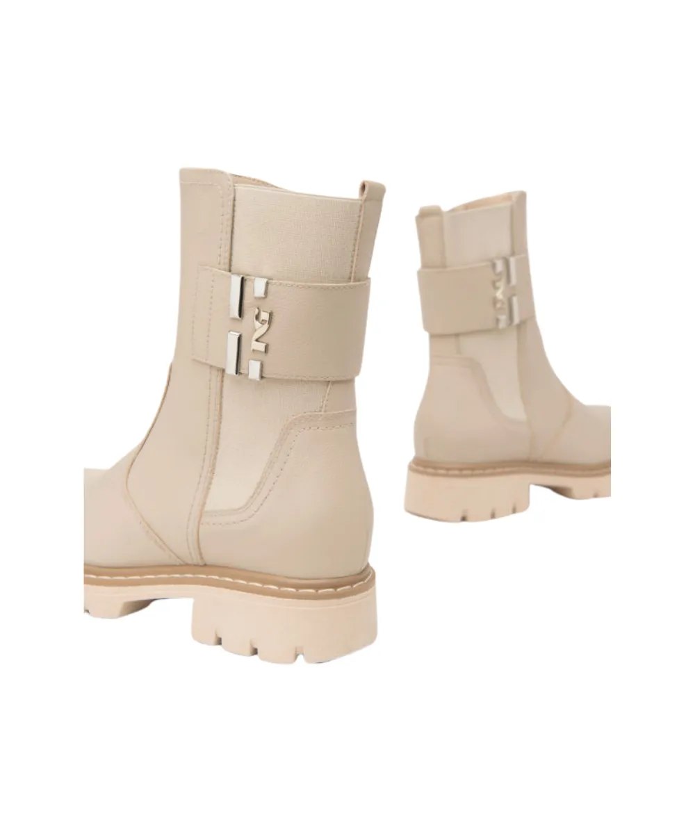 NERO GIARDINI ANKLE BOOTS IN NUDE