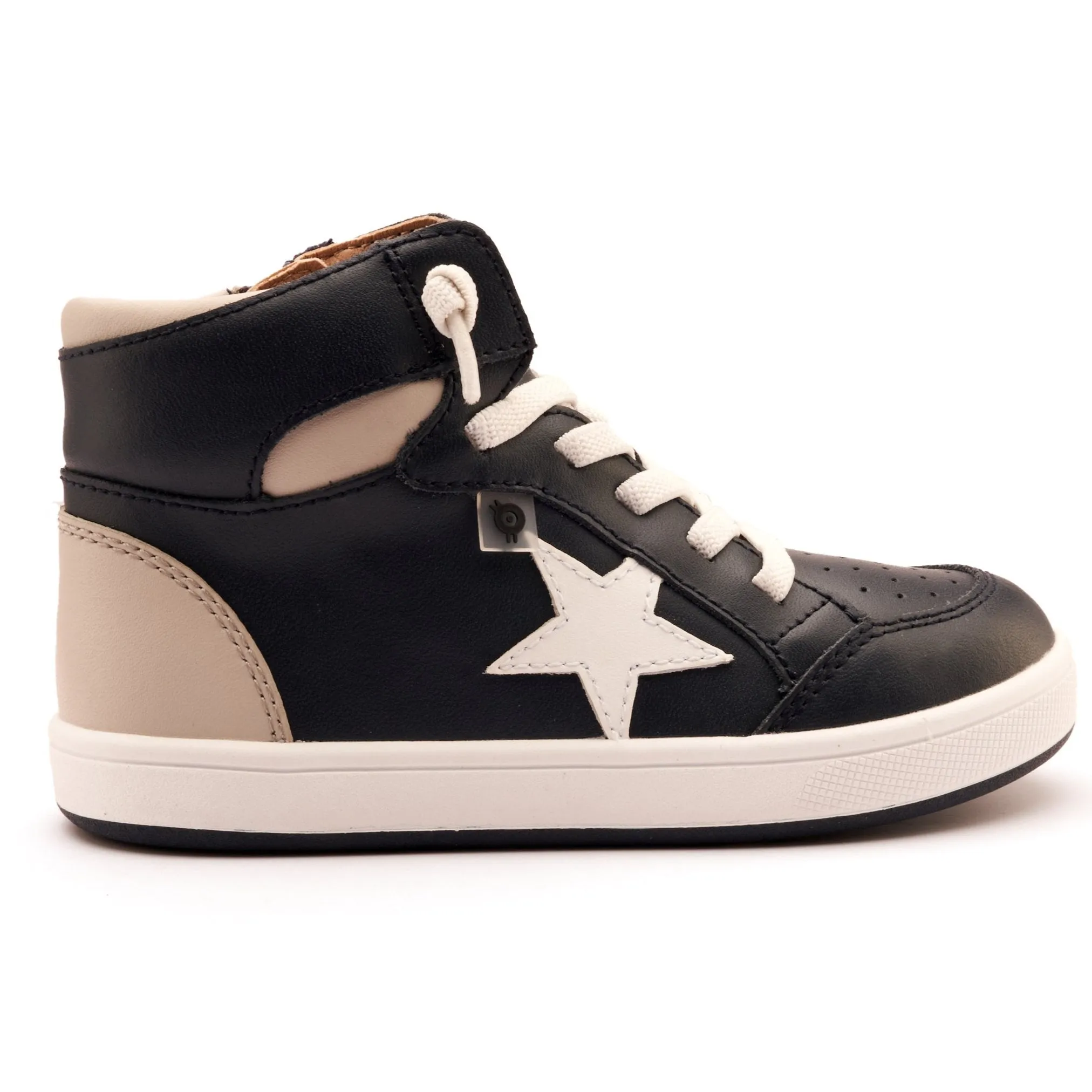 Old Soles Boy's Starling Casual Shoes - Navy / Gris / Snow