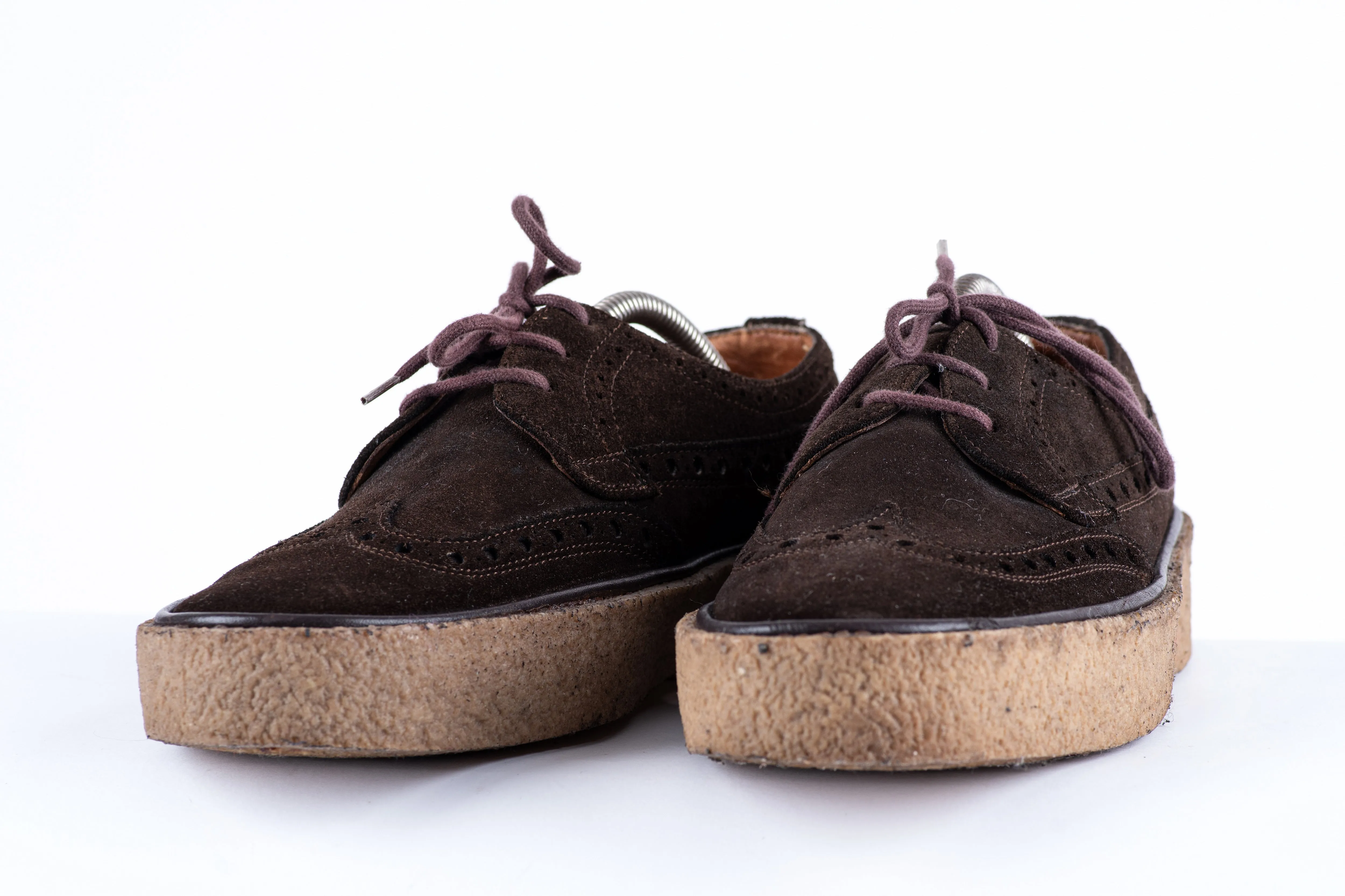 Original PlayBoy Dark Brown Suede Shoes, Size UK 7G