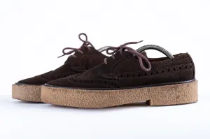 Original PlayBoy Dark Brown Suede Shoes, Size UK 7G