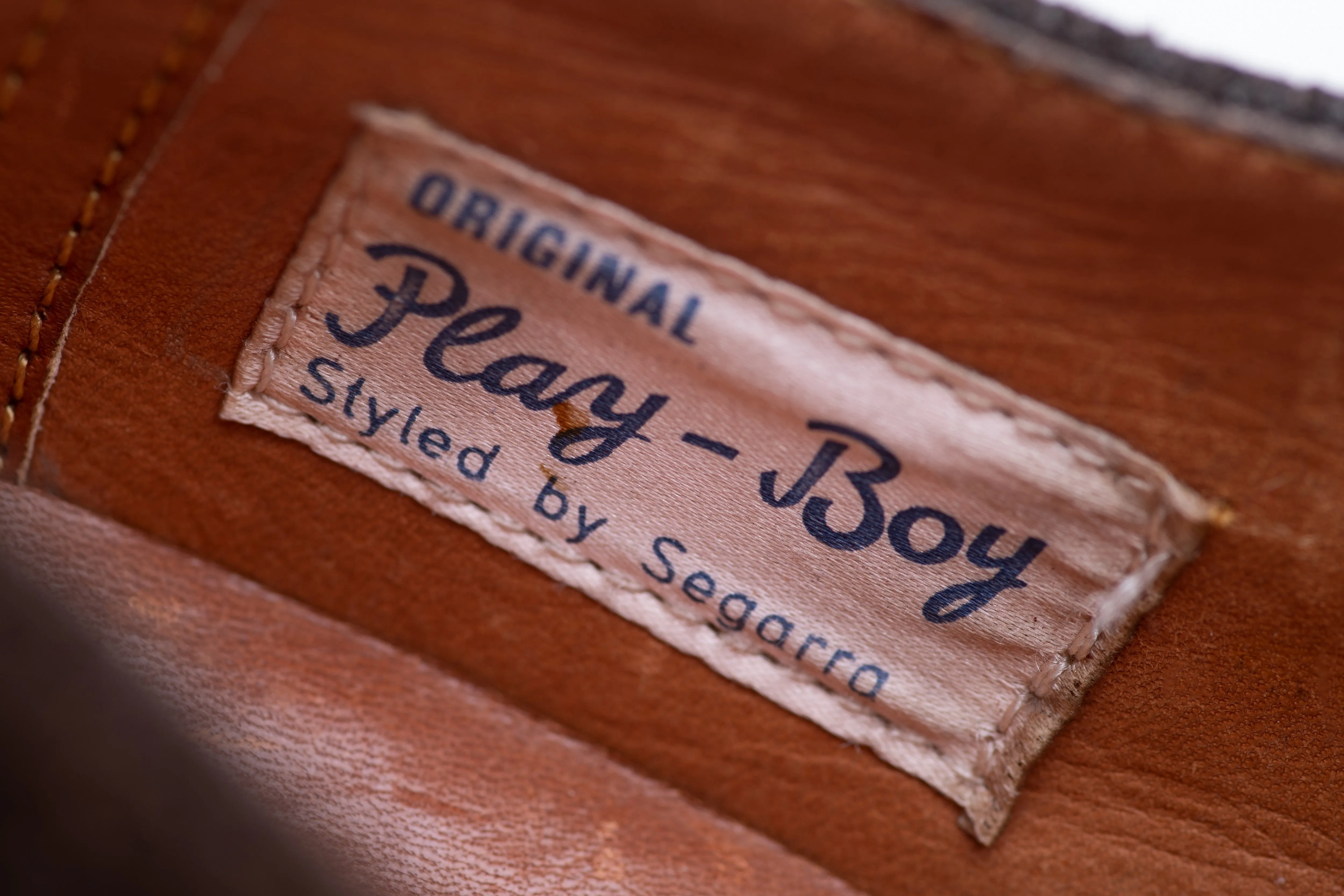 Original PlayBoy Dark Brown Suede Shoes, Size UK 7G