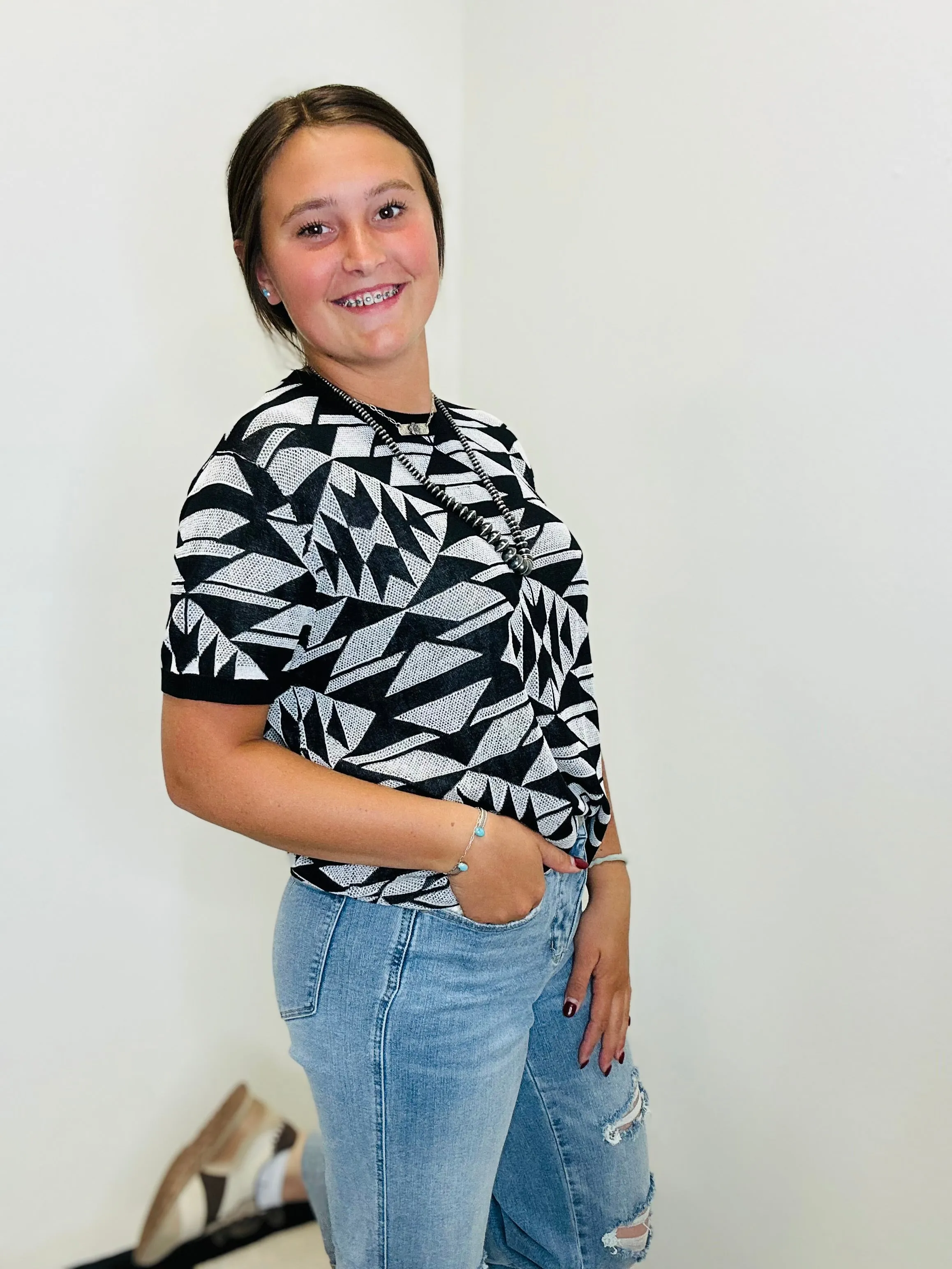 Pinto Creek Aztec Top