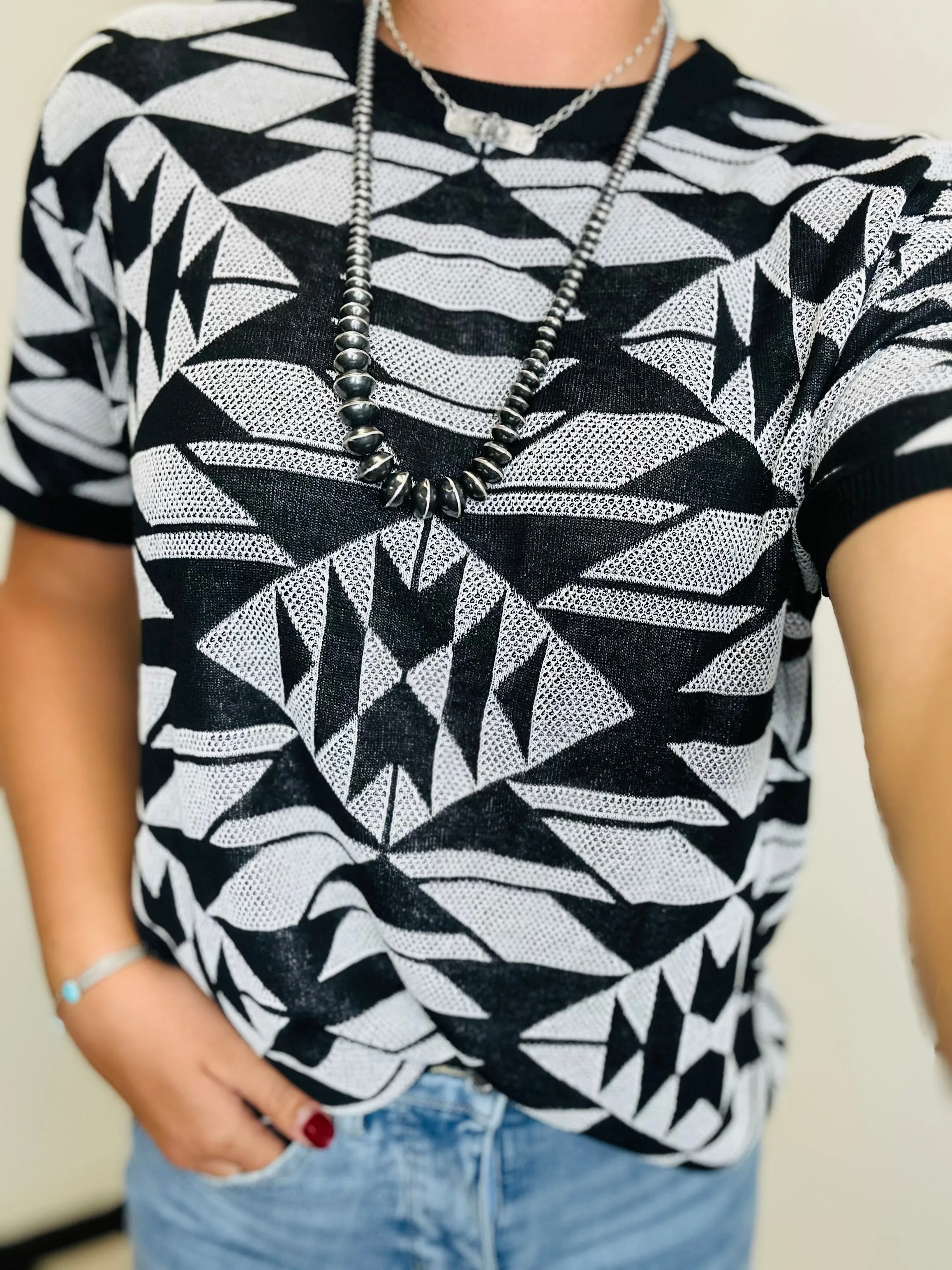 Pinto Creek Aztec Top