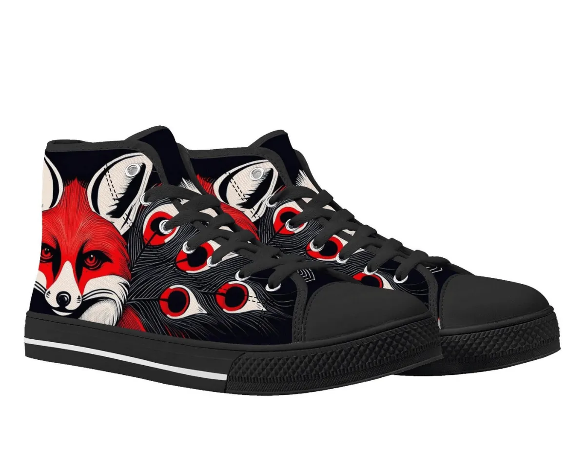 Red Fox Feather High Tops