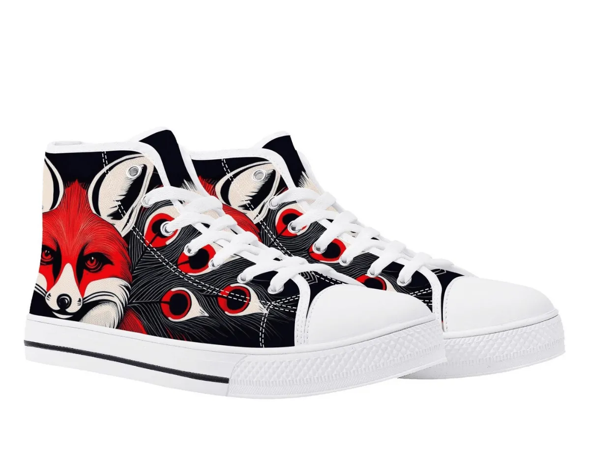 Red Fox Feather High Tops