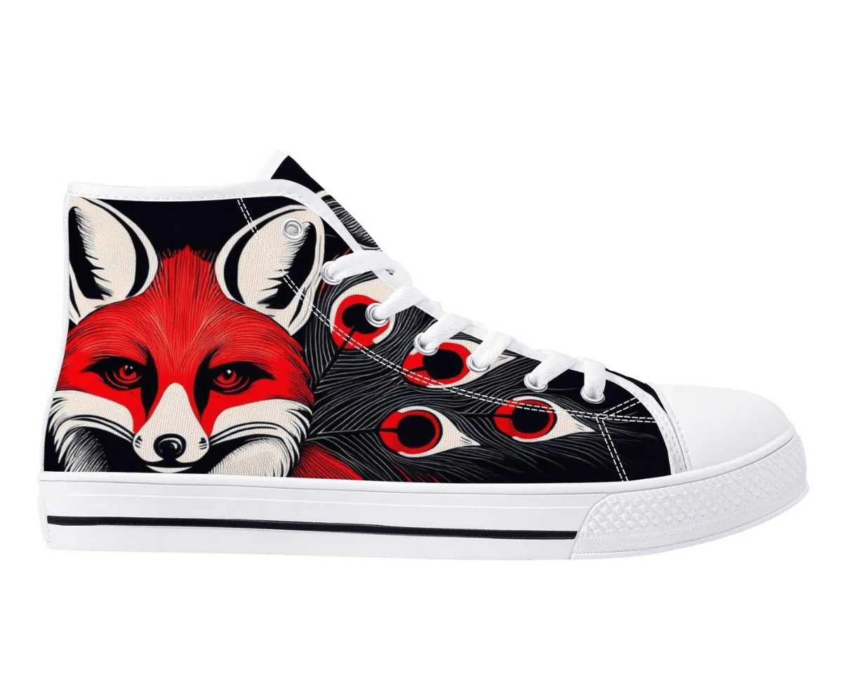 Red Fox Feather High Tops