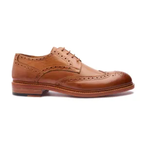 Rudolph, Wingtip Derby - Natural Tan | Goodyear Welted | Classics Collection