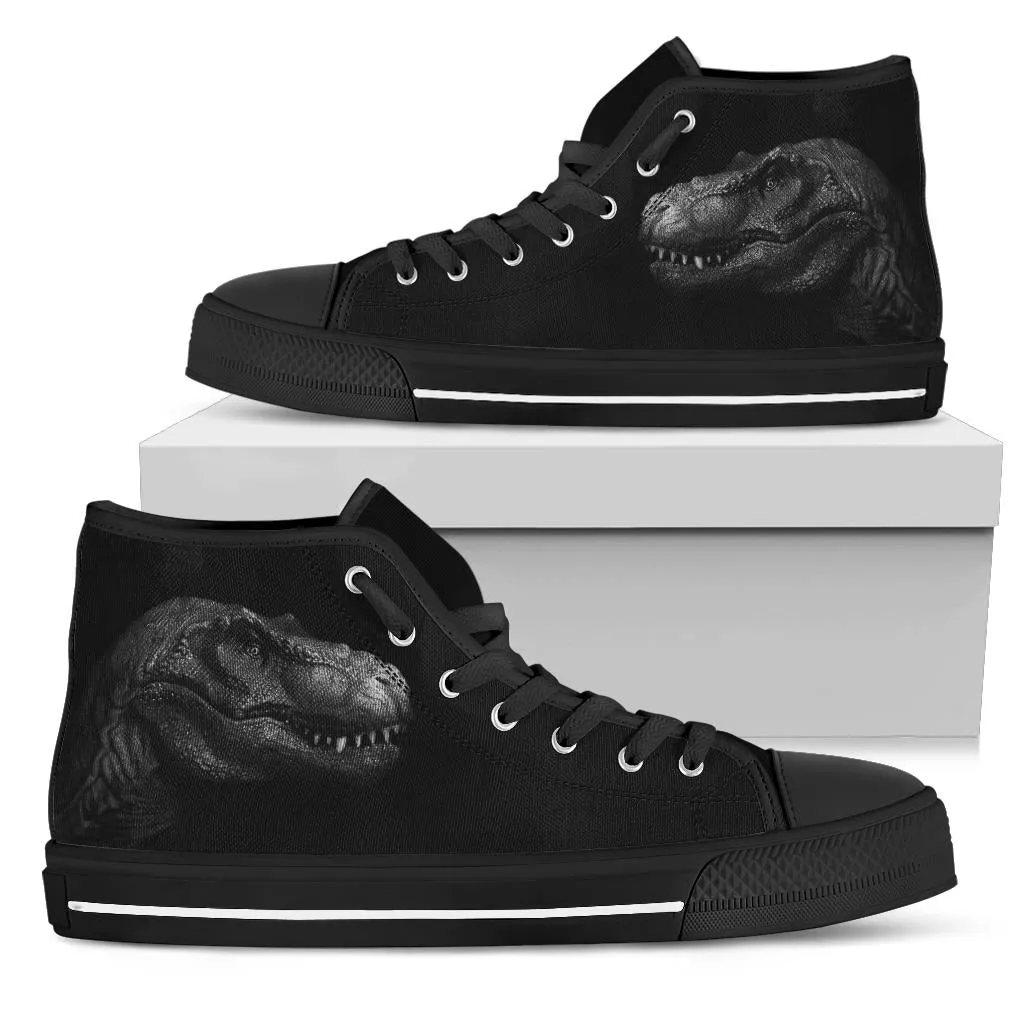 Shadow T-Rex - Dinosaur High Tops
