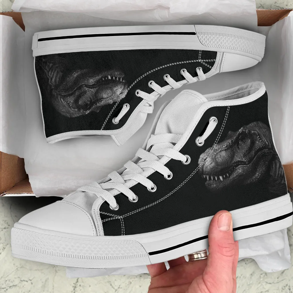 Shadow T-Rex - Dinosaur High Tops