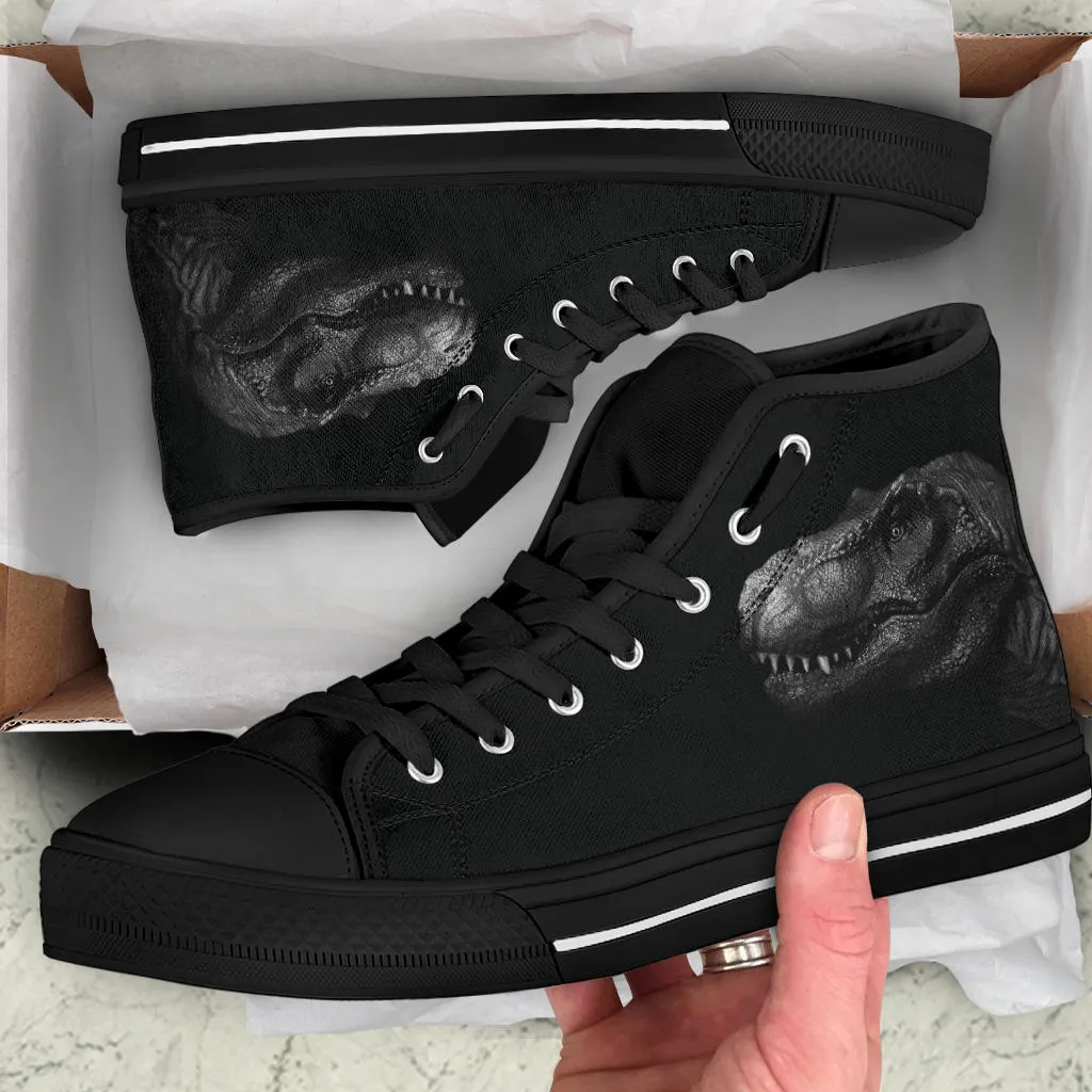 Shadow T-Rex - Dinosaur High Tops