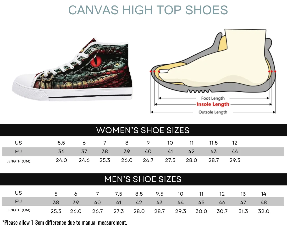 Side Snap High Tops